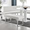 Armen Living Amanda White Bench LCAMBEWHBCH - alternate 2